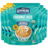 Lundberg Coconut Jasmine Rice, Regenerative Organic, Ready in 90 Seconds, Microwave or Stovetop, 8 Oz Pouch