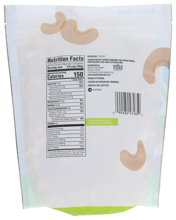 365 By Whole Foods Market, Unsalted & Unroasted Cashews, 24 Ounce