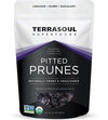 Terrasoul Superfoods Organic Dried Pitted Prunes, 1.5 Lbs - Fiber | Vitamin K | Preservative Free