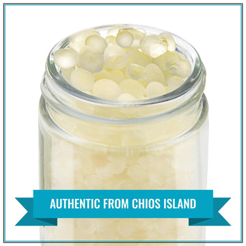 Krinos Greek Mastic Gum: Rich History, Piney Flavor, Culinary Treasure | Chios Island Pdo Product, 17G Jar