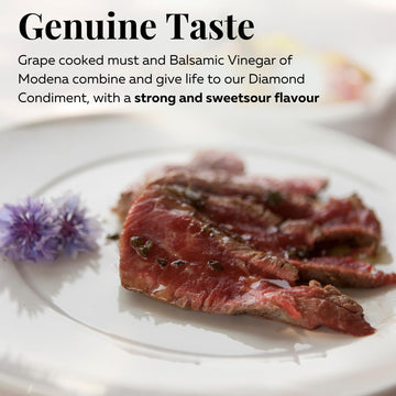 FONDO MONTEBELLO Balsamic Glaze Dressing - Dense and Delicious, 16.91 Fl Oz (500ml), Imported from Italy