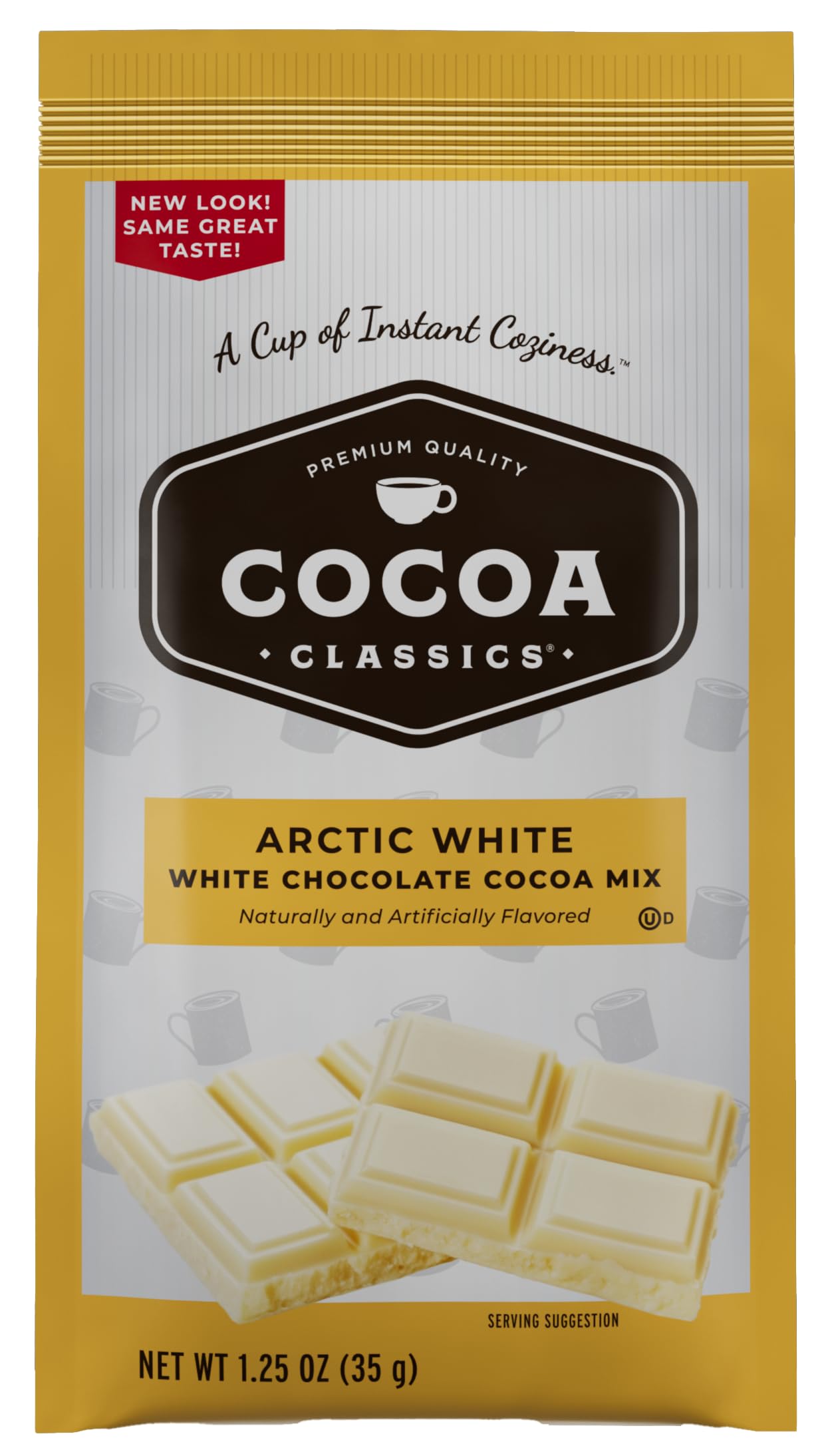 Cocoa Classics Variety Pack: Cocoa Mix, Chocolate Supreme, Arctic White, Salted Caramel Hot Chocolate Made With Nonfat Milk, Jus