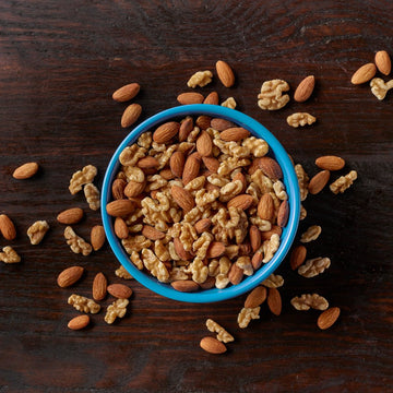 Emerald Nuts Unsalted Almonds And Walnuts (1-Pack), 5Oz Resealable Bag, Kosher Certified, Non-Gmo, Contains No Artificial Preser