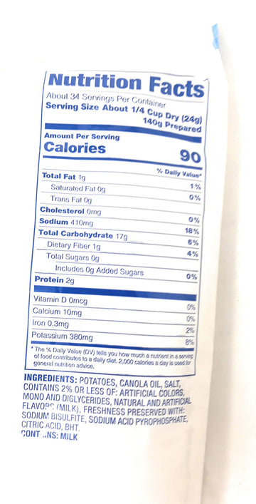 Excel Mashed Potato Pearls - 28 oz. pouch 2pk Box