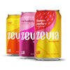 Zevia Zero Sugar Soda, Fruity Variety Pack, 12 oz Cans (24-Pack) - Naturally Sweetened, Zero Calorie Sugar Free Soda - Non-GMO P