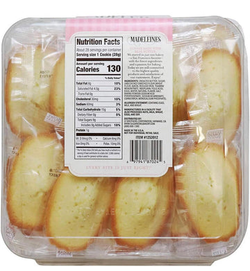 Sugar Bowl Bakery Madeleines Cake Cookies - 28Oz (Pack Of 3)