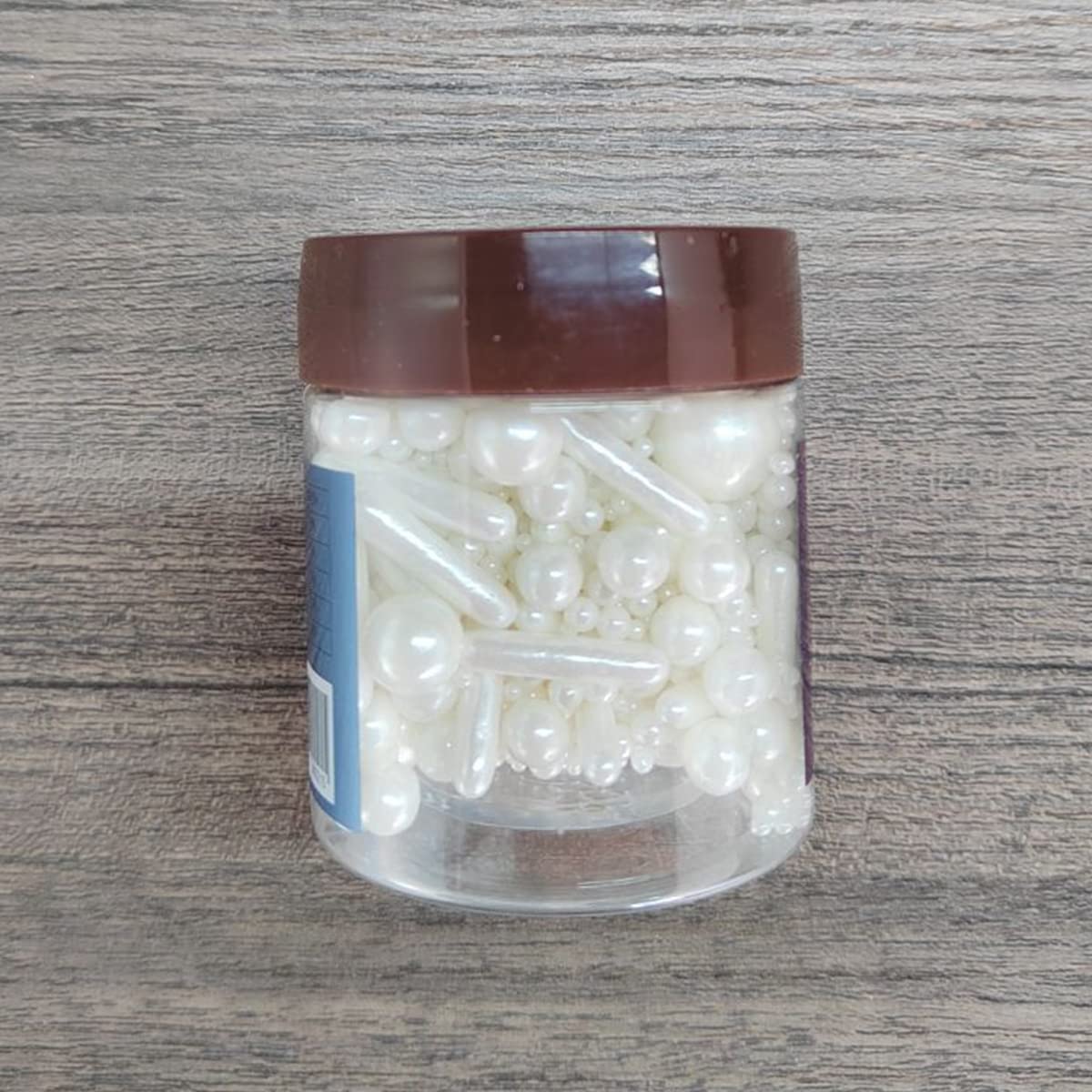 Edible White Pearl Sugar Sprinkles Candy Mix Size Baking Edible Cake Decorations Cupcake Toppers Cookie Decorating Wedding Party