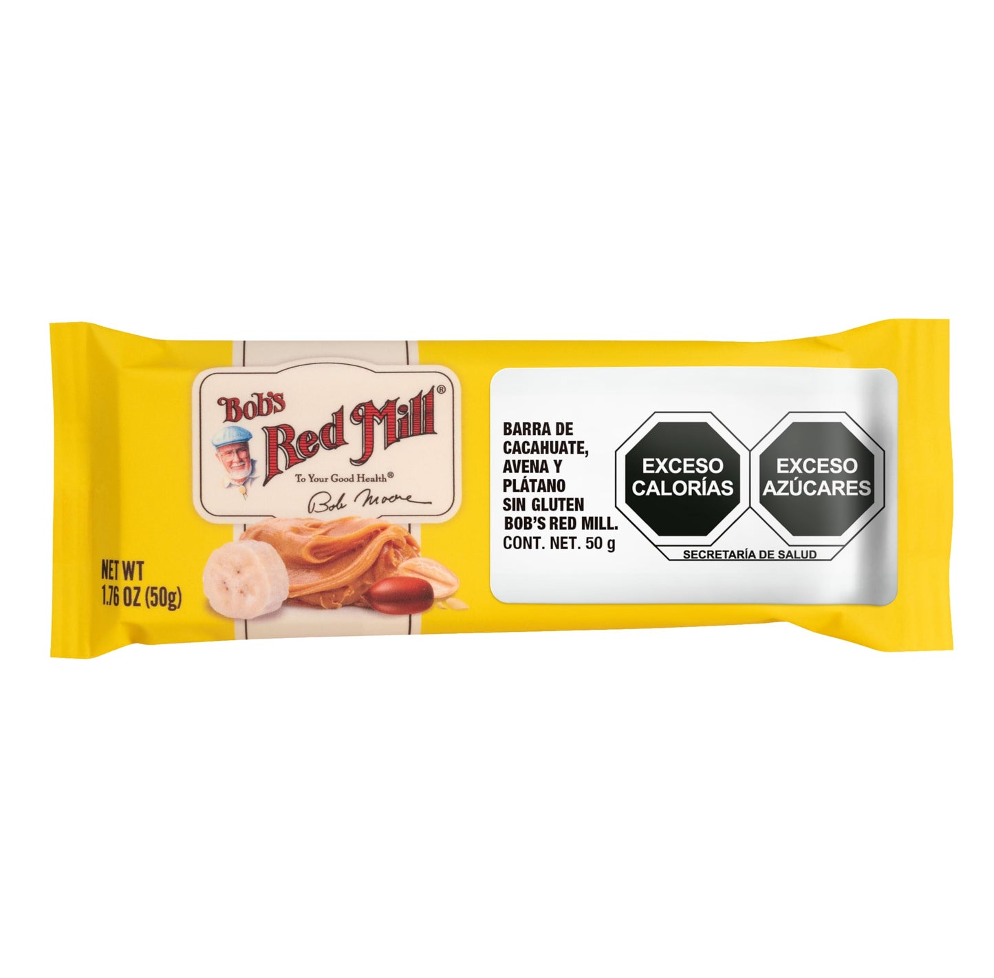 Bobs Red Mill Peanut Butter Banana & Oats Snack Bar - 1.76 Ounce (Pack of 1) - Gluten Free, Non-GMO, Whole Grain