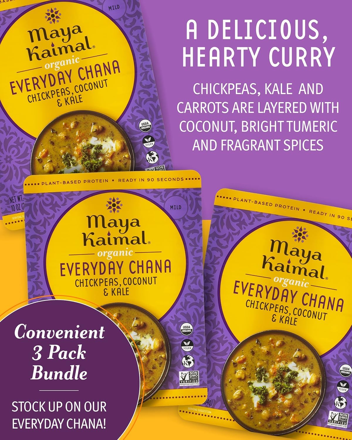 Maya Kaimal Everyday Chana Ccnt Kale 10 OZ