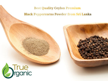 True Organic Ground Black Pepper 16 Oz - Usda & Kosher Certified, Pure Ceylon Premium Quality, Gluten-Free & Non-Gmo Black Peppe