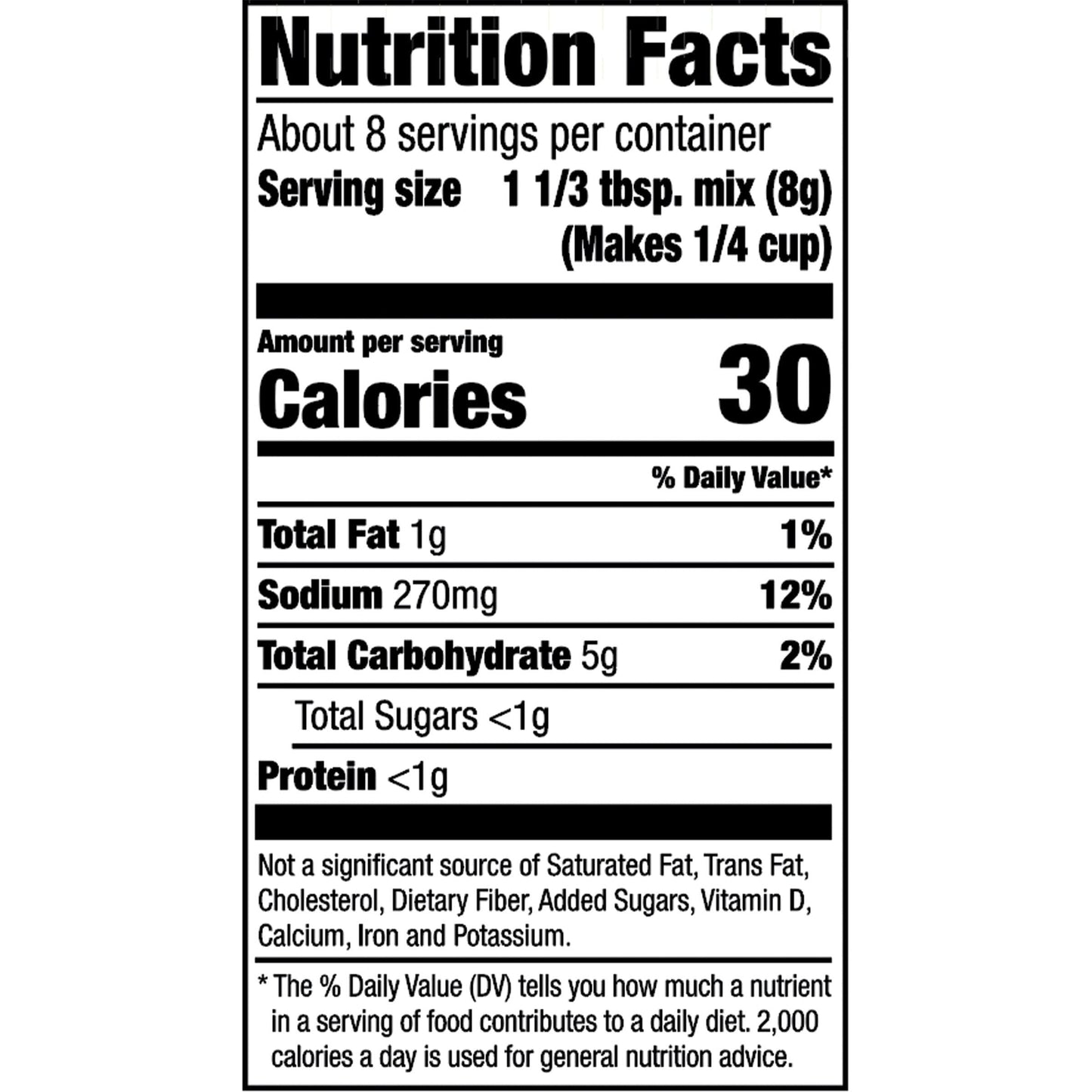 White Lily Original Country Gravy Mix, 2.25 Oz (Pack Of 8)