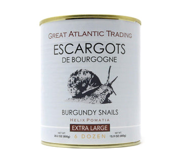 Escargots - 72 Pieces of Organic Helix Burgundy Snails - ''Land Lobster'' 1.76 lbs (800 Grams)