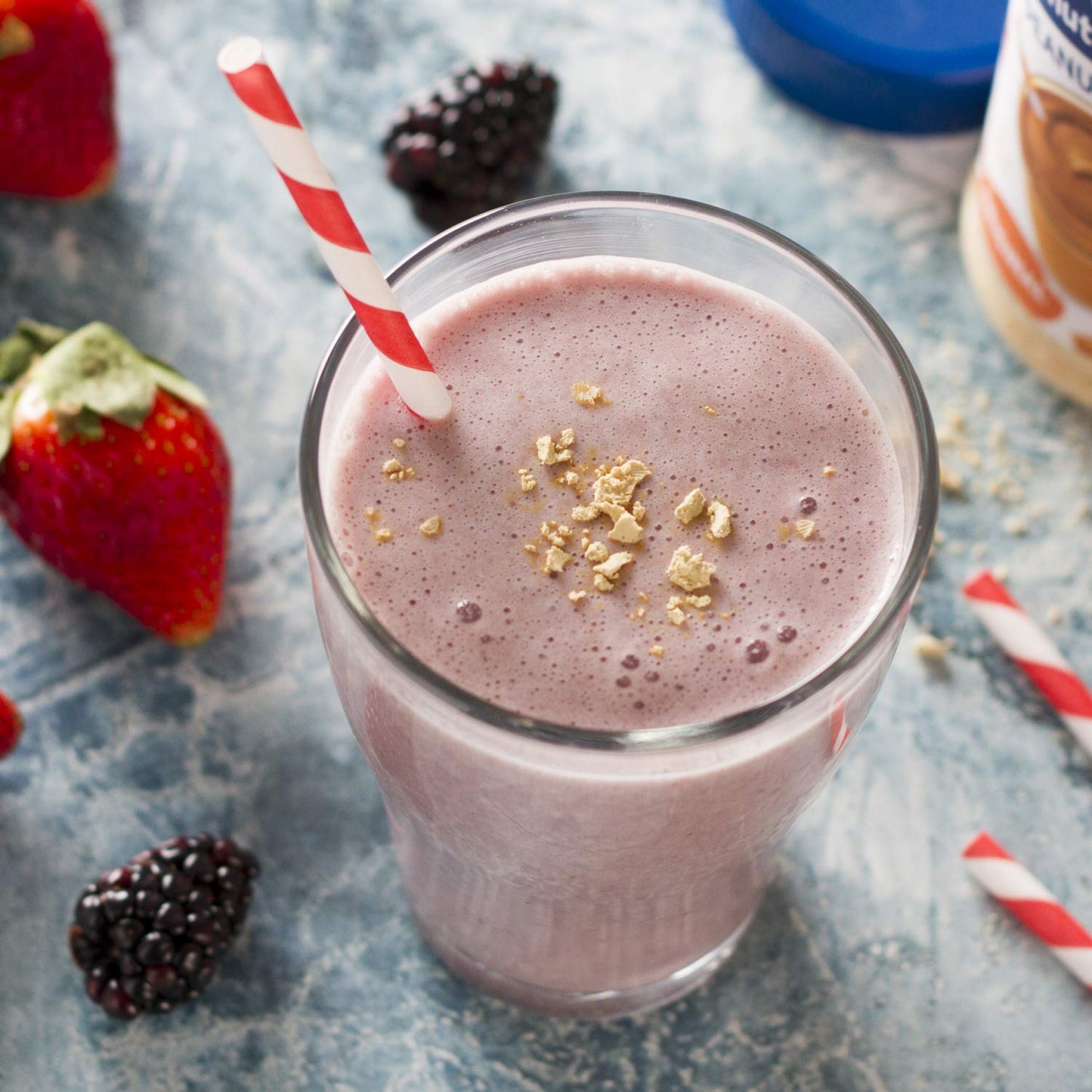 Peanut Butter & Co. Flax & Chia Peanut Protein Powder, Non-GMO Project Verified, Gluten Free, Vegan, 6.5 Ounce Jar