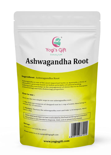 Ashwagandha Root 1Lb | Dried Ashwagandha Herb | 100% Naturally Dried | Withania Somnifera | Best Particle Size For Making Tea |