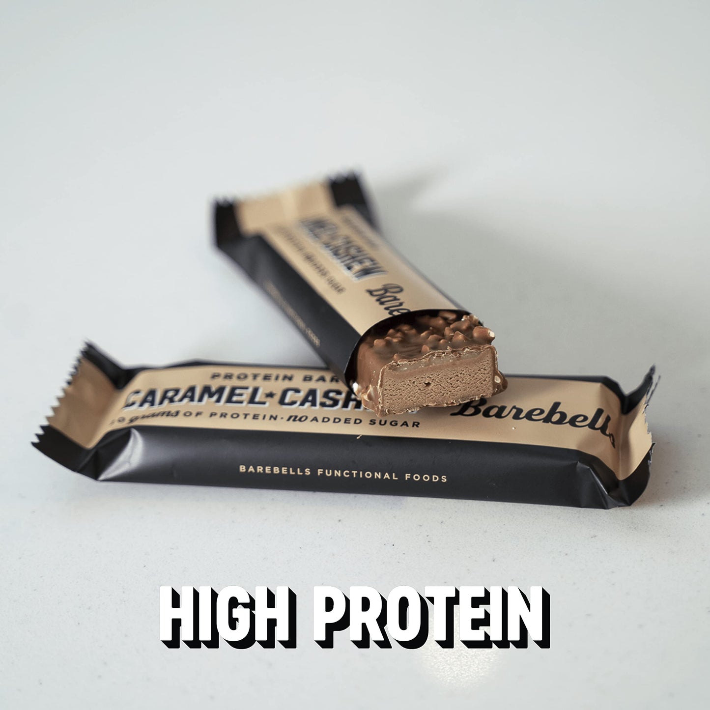 Barebells Protein Bar 55g x 12 bars (Caramel & Cashew)