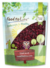 Food to Live Dried Cranberries, 5 Pounds - Raw, Kosher, Vegan, Lightly Sweetened and Coated with Sunflower Oil, Unsulfured, Bulk
