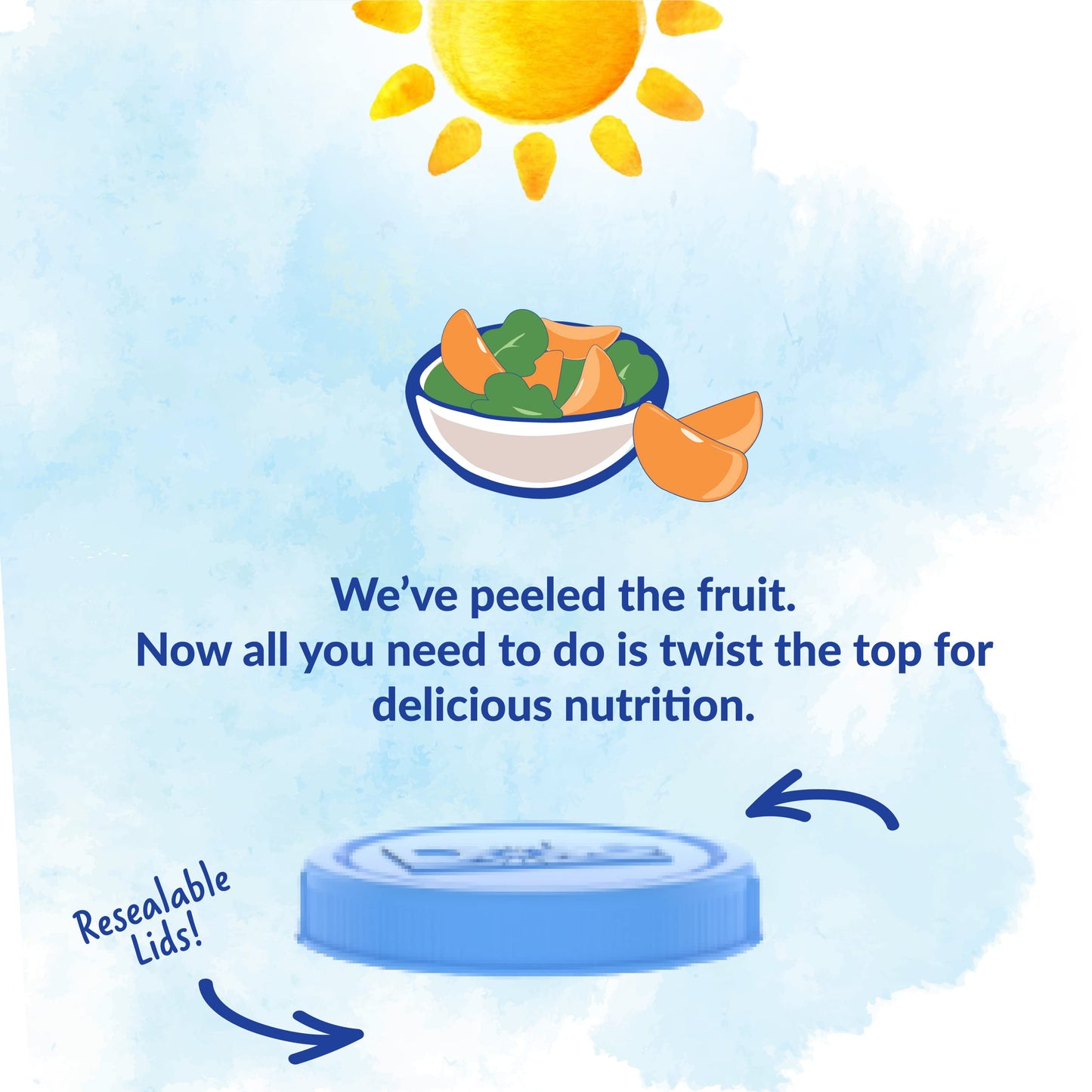 Dole Mandarin Oranges In 100% Fruit Juice - Dole Resealable Fruit Jars - Rich Source Of Vitamin C - 23.5 Oz - 8 Pack