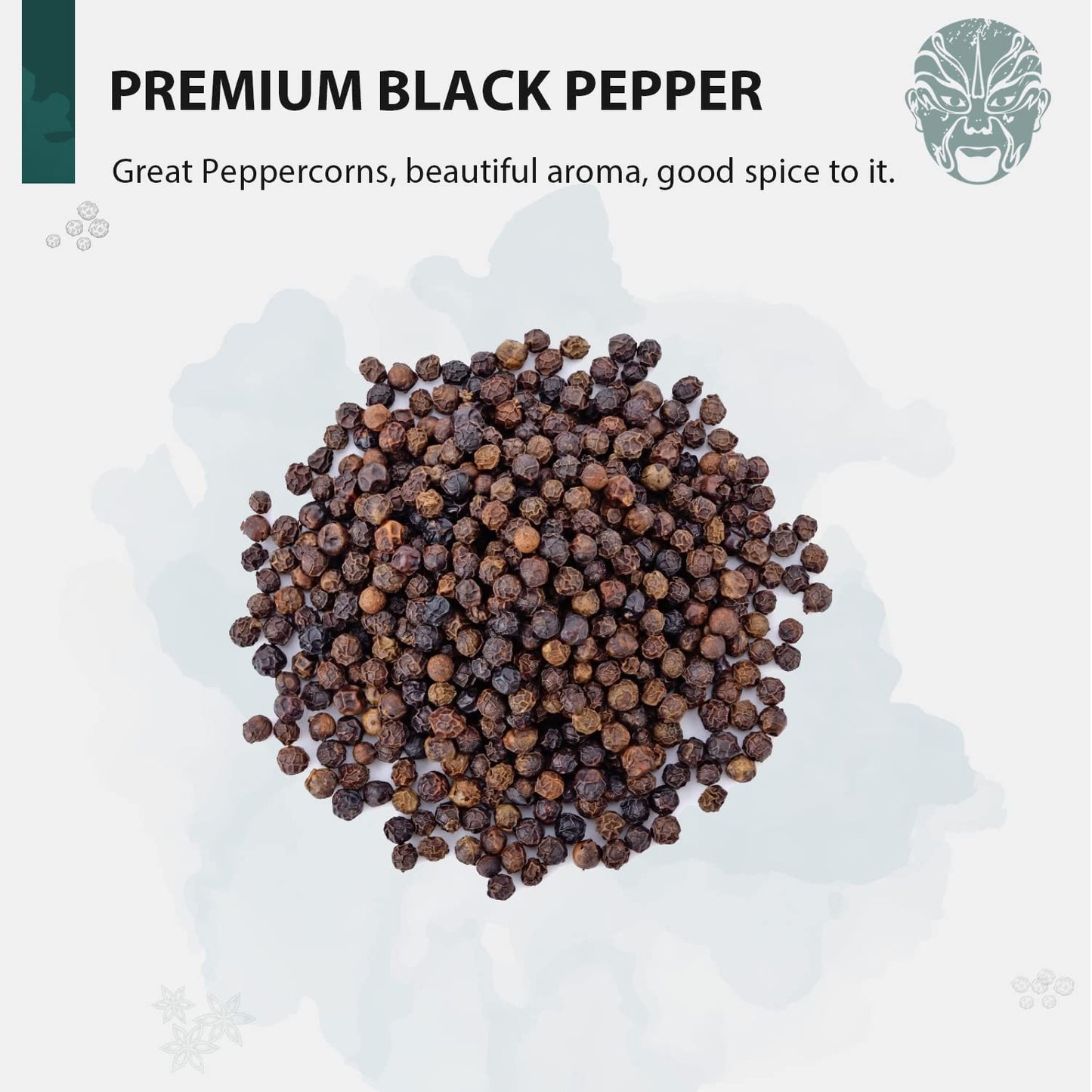 Soeos Whole Black Peppercorns, Non-GMO, Kosher, 16oz (Pack of 1)