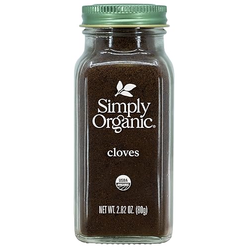 Simply Organic Ground Cloves Certified Organic 2.82 Oz Pack Of 2 Syzygium Aromaticum (L.) Merr. & L.M. Perry