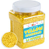 Yellow Sprinkles - 1.6 Pounds - Spring Yellow Jimmies Sprinkles - Mardi Gras Cupcake Toppings - Bulk Sunflower Sprinkles For Cake Decorating, Baking, Ice Cream