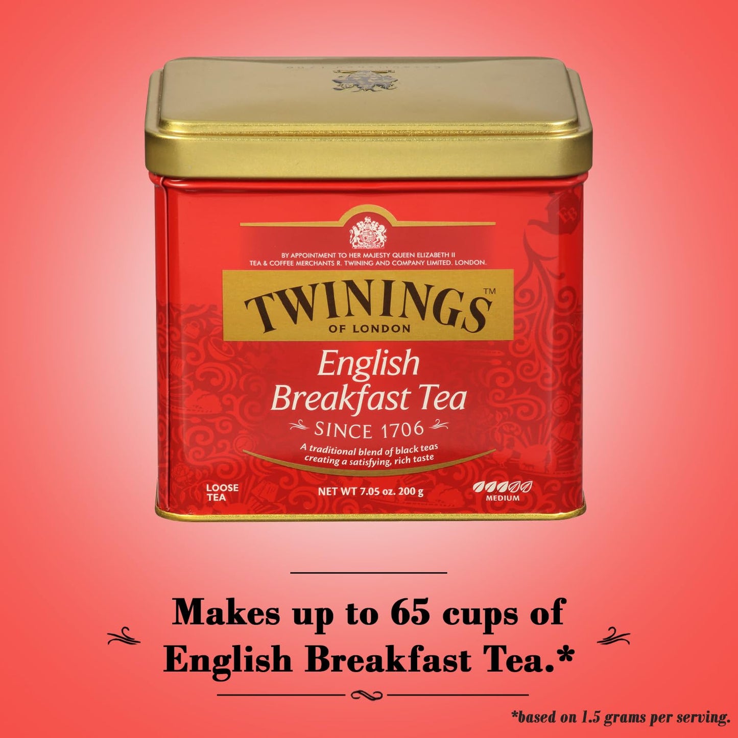 Twinings Earl Grey Loose Tea Tins, 7.05 Ounce Tins (Pack Of 1), Smooth, Flavourful, Robust Black Tea Leaves, Caffeinated, Enjoy Hot Or Iced