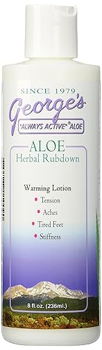 George'S Aloe Vera Herbal Rubdown - 8 Fl Oz, 8 Ounce