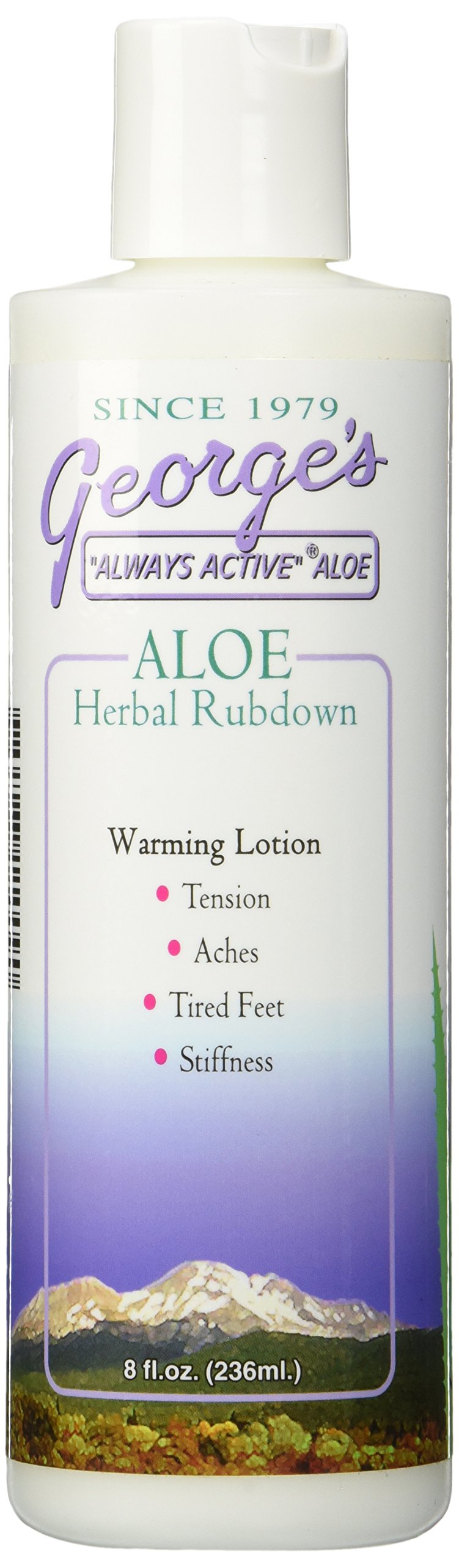 George'S Aloe Vera Herbal Rubdown - 8 Fl Oz, 8 Ounce