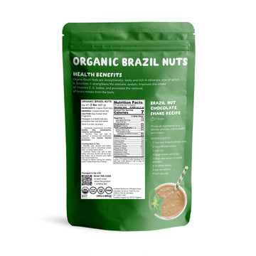 Food to Live Organic Brazil Nuts, Raw, Unsalted, Non-GMO, 2 Pounds, Vegan, Kosher, Keto, Paleo Friendly