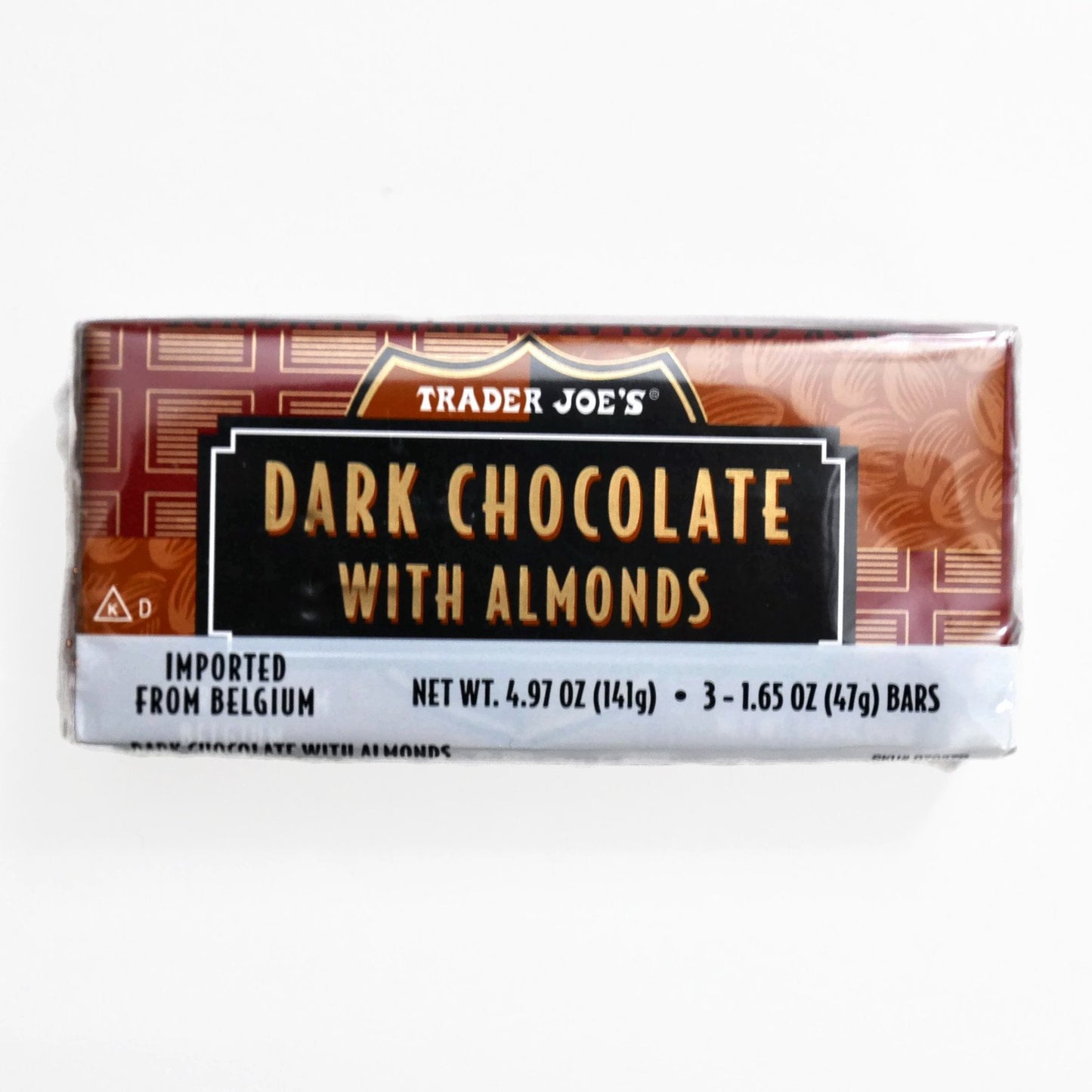 Trader Joe's Belgian Dark Chocolate Variety Pack - 9 Bars, 1.7 oz Each - Rich, Gourmet Treats for Chocolate Lovers