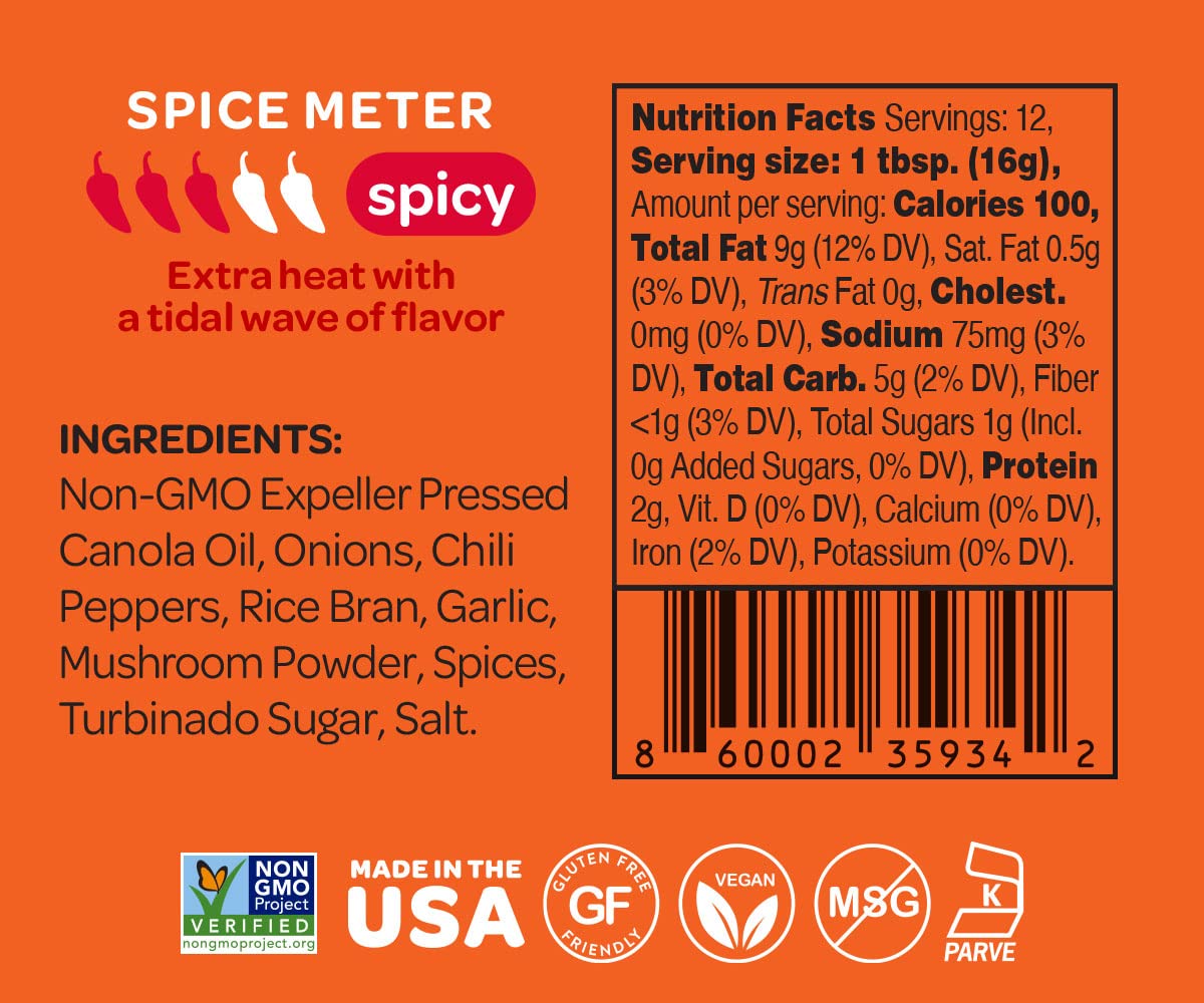 Mr Bing Chili Crisp - Delicious & Flavorful Chili Oil- Made in USA Chili Paste Hot Sauce - Gluten Free, Vegan, No MSG - Pack of
