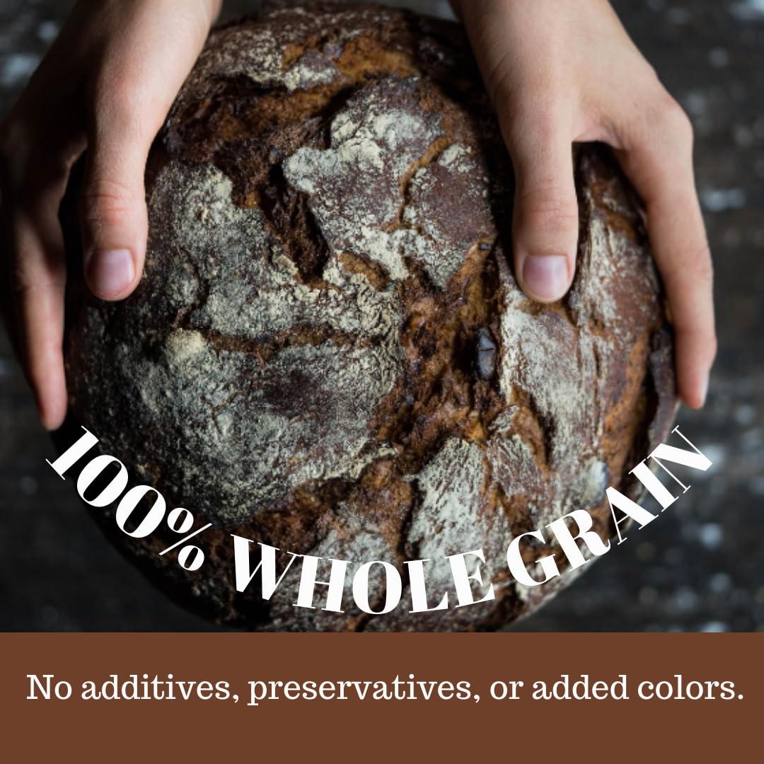 Organic Riceberry Flour - Superfine Gluten Free For Baking - 100% Whole Grain Thai Rice Flour - 2 Lb