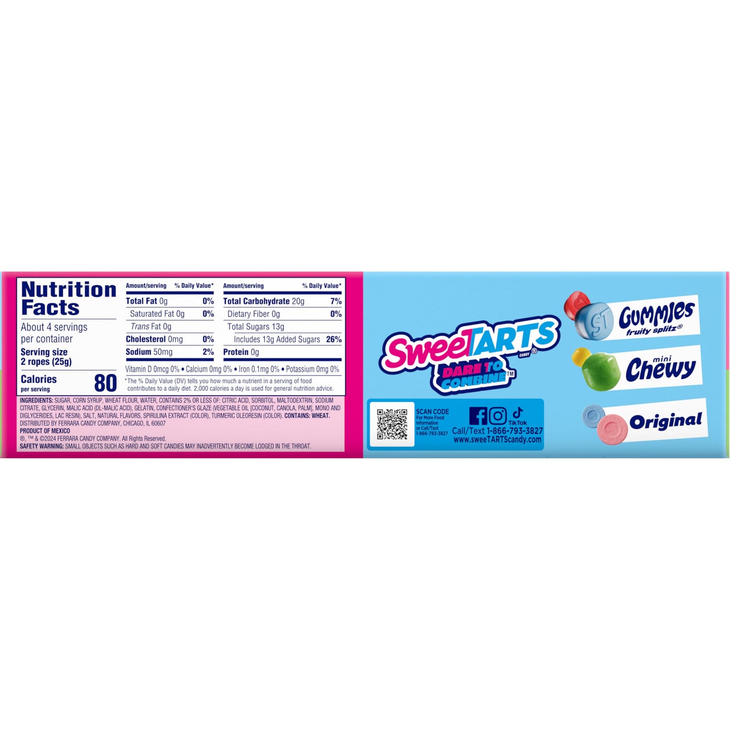SweeTARTS Ropes, Sour Apple Flavor, 3.5 Ounce Pouches (Pack of 12)