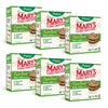 Marys Gone Crackers Super Seed Crackers, Basil & Garlic, 4 Ounce (Pack of 6), Organic Plant Based Protein, Gluten Free