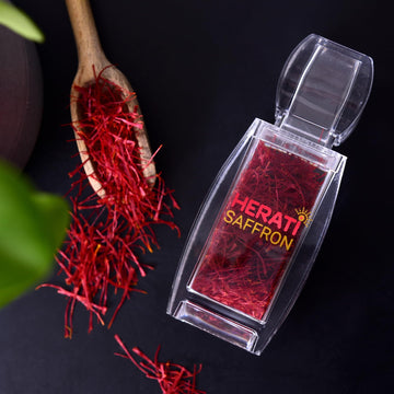 Herati Saffron Premium 4.6g Superior All-Red Threads - Ideal for Paella, Risotto, Tea, and Milk - Super Negin Culinary Spice