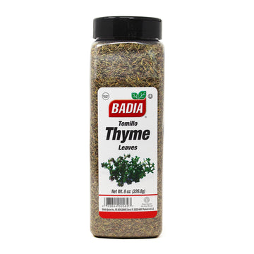 Badia 8 Oz Whole Thyme Leaves/ Tomillo Entero Gluten Free Kosher