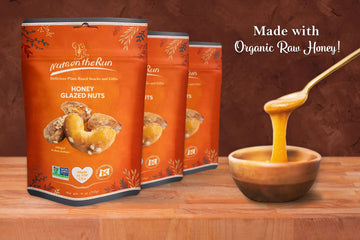 Honey Glazed Nuts - Kosher, Gluten-Free, Gmo-Free - 4Oz (Pack Of 3 Bags), Satisfaction Guarantee