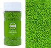 Mystic Sprinkles Solid Color Jimmy Sprinkles (Luscious Lime Green Jimmies 3Oz)