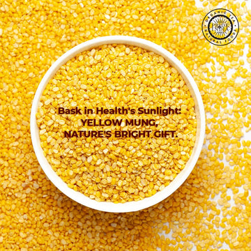 Pride Of India - Indian Split Yellow Mung Lentils - Protein & Fiber Rich Moong Dal, 3.0 Pound Jar