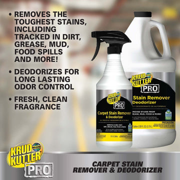 Krud Kutter Pro 352258 Carpet Stain Remover & Deodorizer, 32 Oz