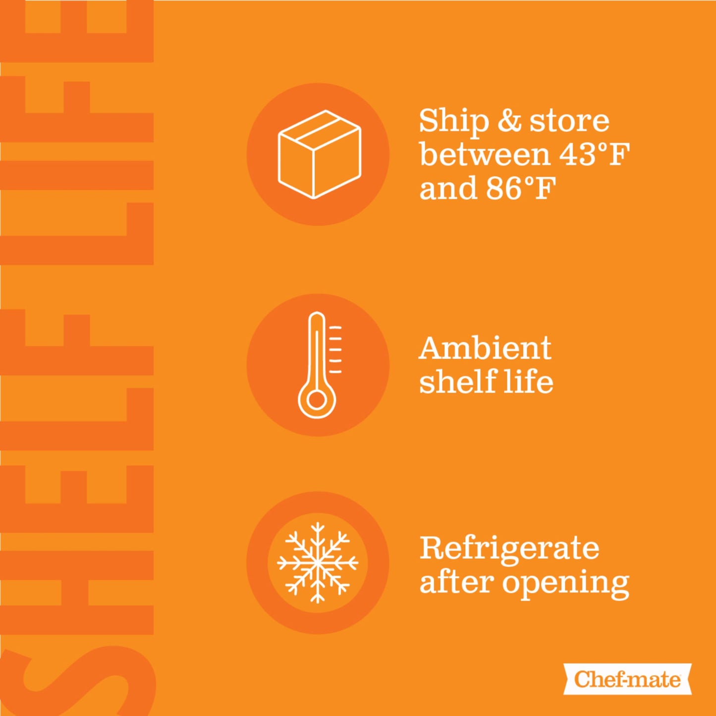 Chef-mate Beef Chili, Canned Chili with Meat, 6 lb 10 oz (#10 Can)