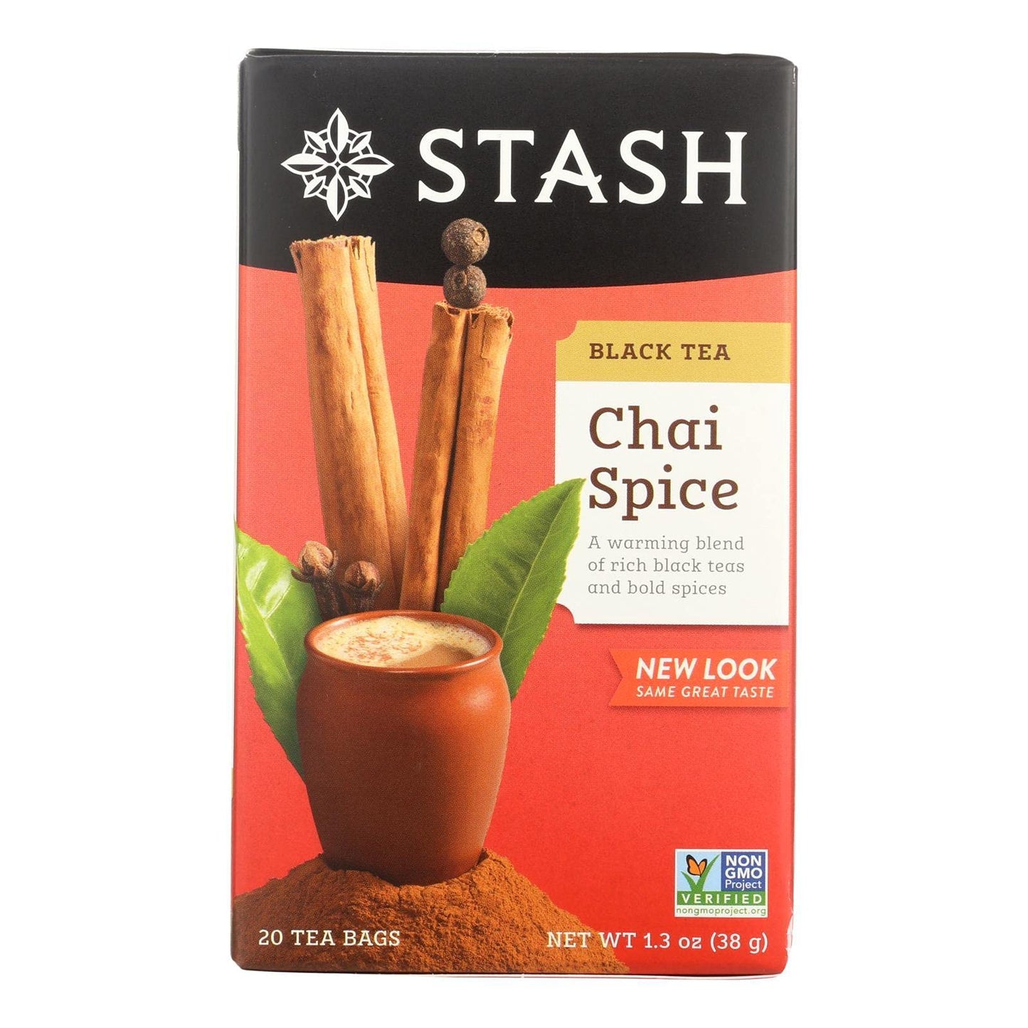 Stash Chai Spice Black Tea - 20 bags per pack -- 6 packs per case.