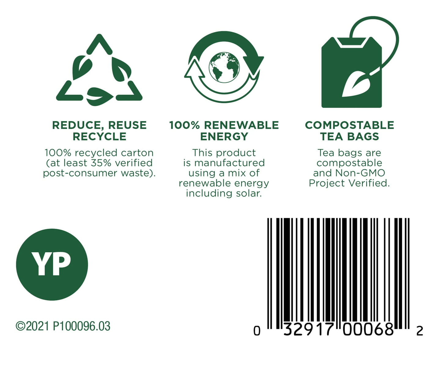 Traditional Medicinals Yellow Pau D’Arco Herbal Tea, Contributes To A Healthy You, (Pack Of 2) - 32 Tea Bags Total