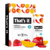 Thats it. Apple+Mango+Chili 100% Natural Great Tasting Real Dried Fruit Bar, Vegan, Gluten Free, Paleo, Kosher, Non GMO, No Pre