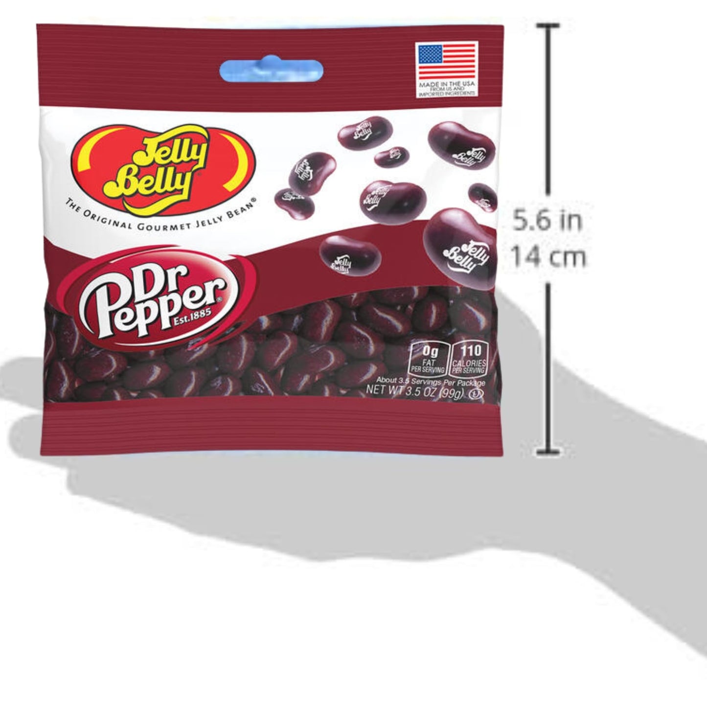 (3 Pack) Dr. Pepper Jelly Beans - 3.5 Oz Each - Bulk Individually Bagged Shareable Chewy Candies - Included One Think Fwd Candy