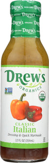 Drew'S, Organic Classic Italian Dressing And Quick Marinade