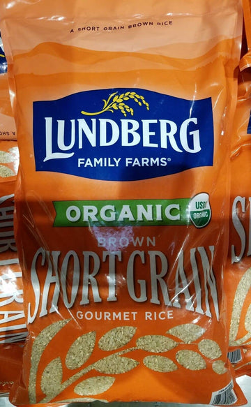 Lundberg Family Farms Organic Short Grain Brown Rice 12Lbs