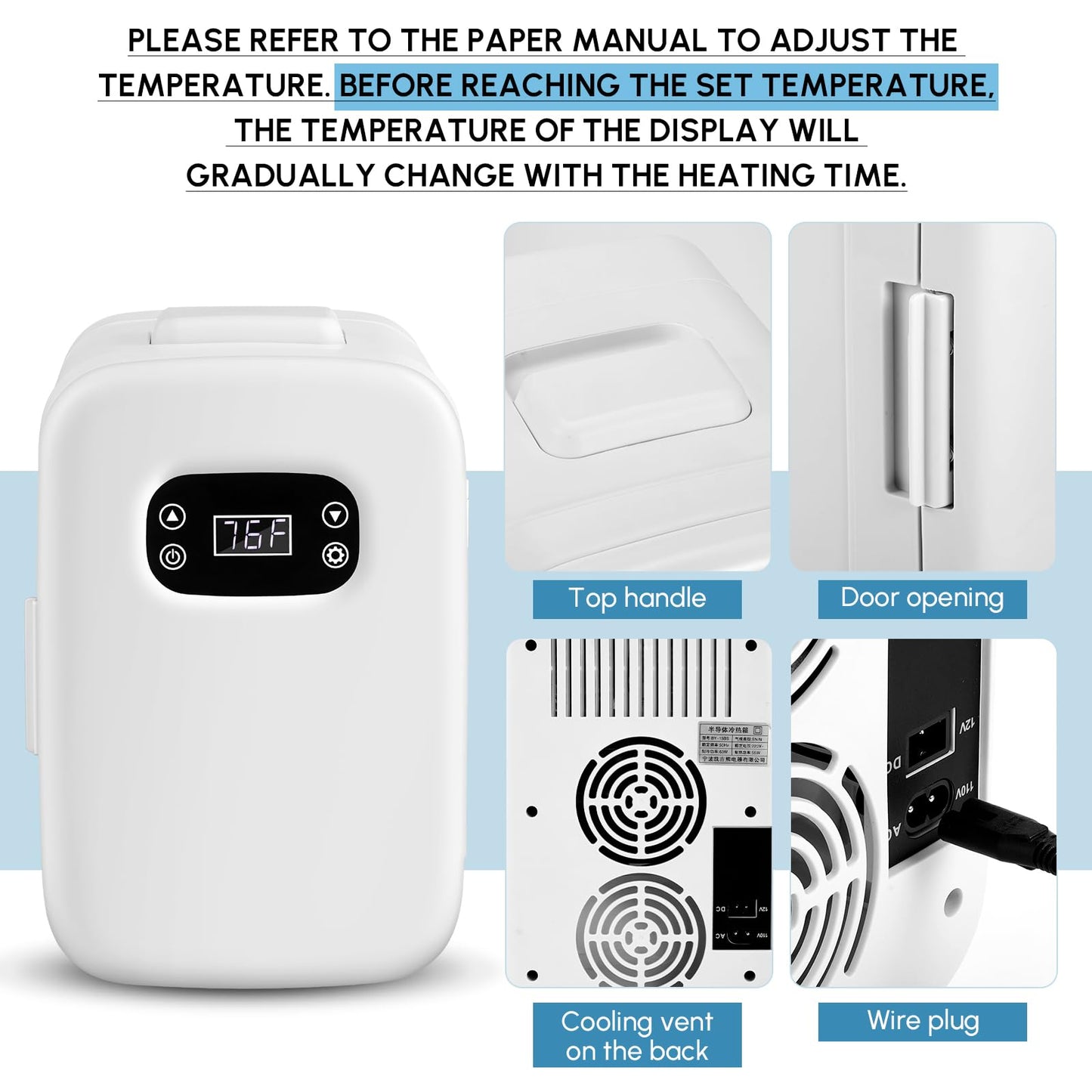 VIHOSE Sourdough Starter Warmer with Dual-core Temperature Control, Adjustable up to 149?, Large 2 Layer Design