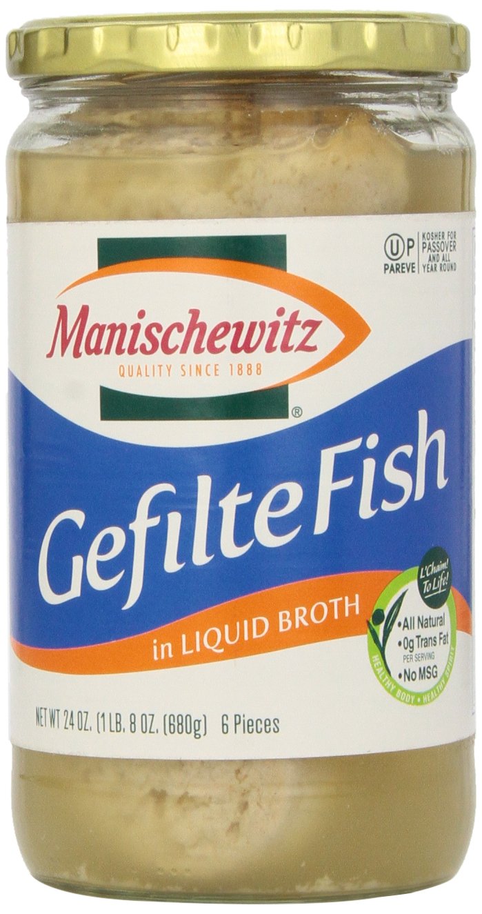 Manischewitz Gefilte Fish In Liquid Broth, 24 Oz