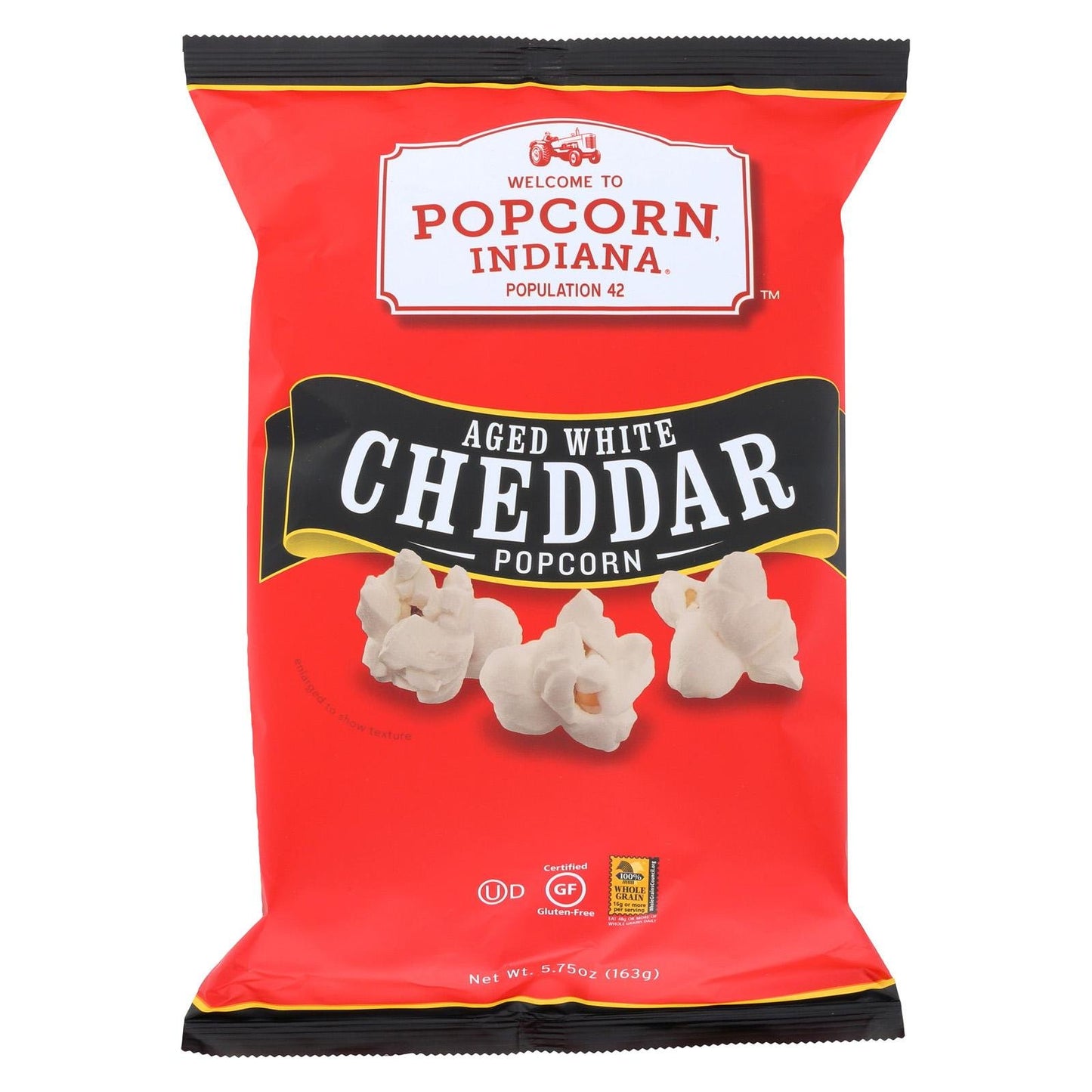 Popcorn Indiana P.I. Aged Wht Ched Popcorn 5.75 Oz (Pack Of 12)