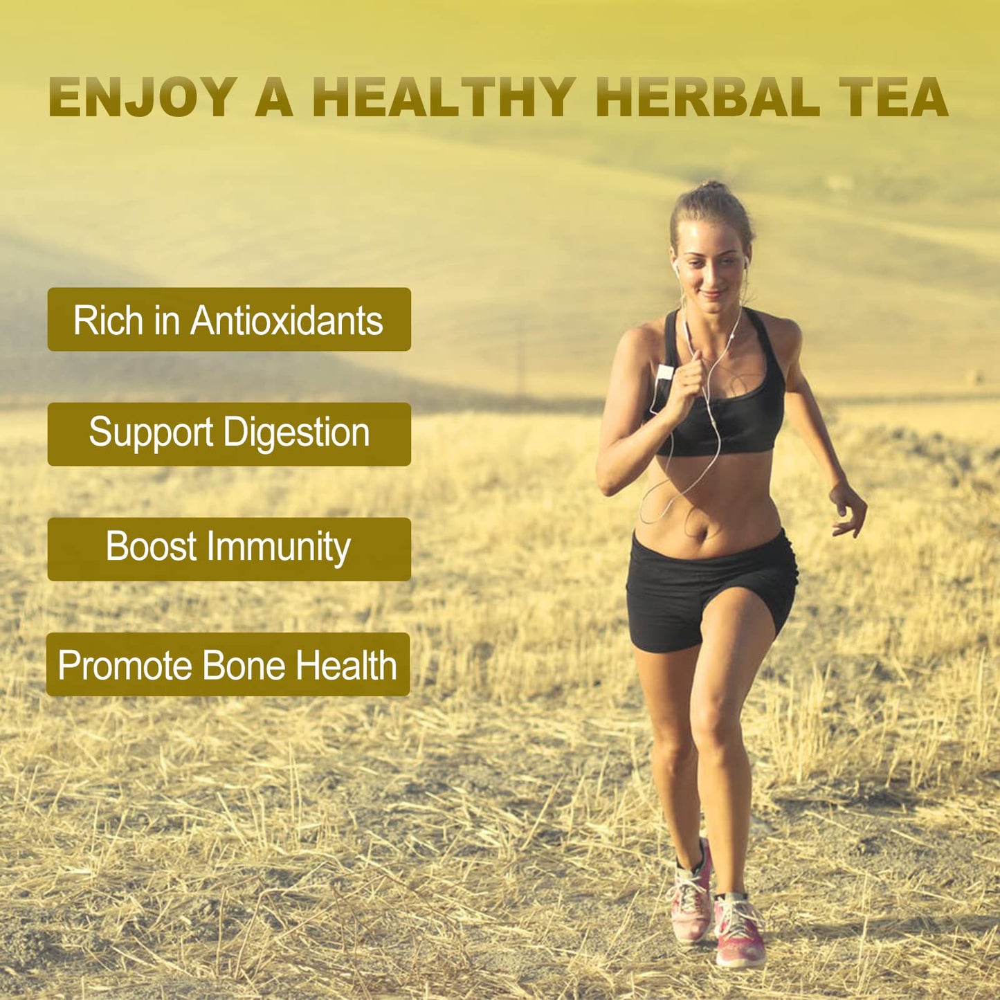 FullChea Dandelion Root Tea Bags - Caffeine-free Herbal Detox Tea, 40 Count, Non-GMO, Improves Digestion & Immune System
